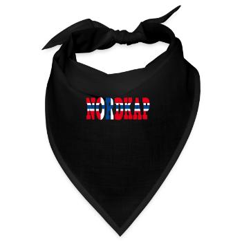 Nordkap Reise Norwegen Nordlichter - Bandana - Schwarz - Vorne