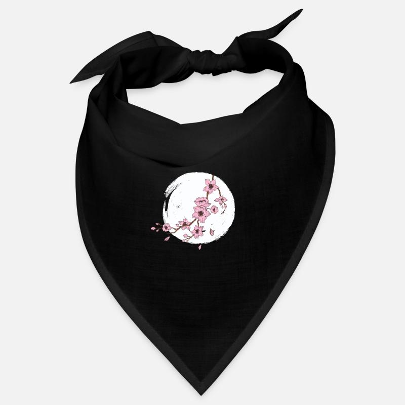 Lune de fleur de cerisier Bandana