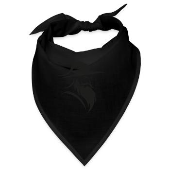 Wizard - Simple Fantasy Logo - Bandana - Schwarz - Vorne