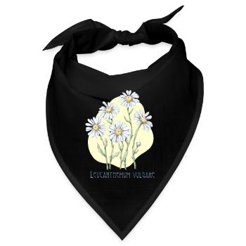 Jastrun richtige botanische Zeichnung - Bandana - Schwarz - Vorne