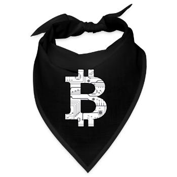 BITCOIN BTC - Bandana - Schwarz - Vorne