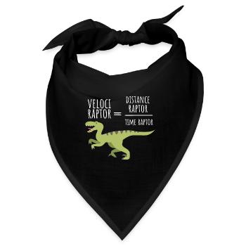 Velociraptor - Physik - Bandana - Schwarz - Vorne