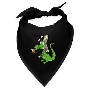 Ewige Freundschaft - Bandana - Schwarz - Vorne