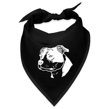 stafford - www.dog-power.nl - Bandana - Schwarz - Vorne
