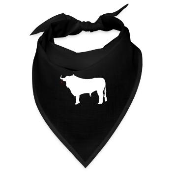 Darts Bullseye lustig - Bandana - Schwarz - Vorne