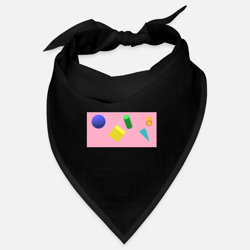 Vibrant Geometric Shape Composition Bandana