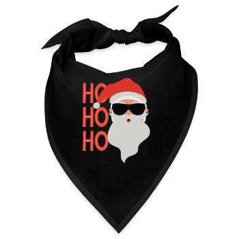 Santa Claus - Bandana - Schwarz - Vorne
