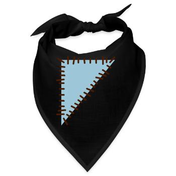 flicken3 - Bandana - Schwarz - Vorne