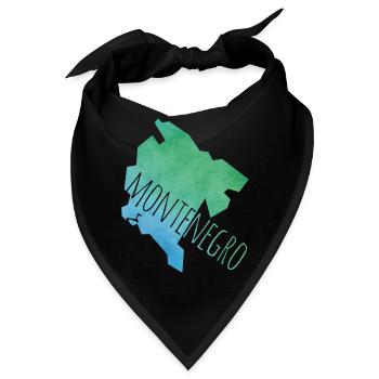 montenegro - Bandana - Schwarz - Vorne