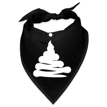 Ausrufezeichen Haufen - Bandana - Schwarz - Vorne