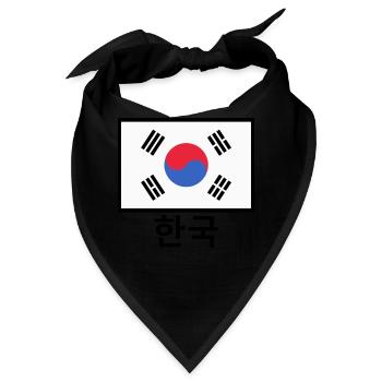 Korea - Bandana - Schwarz - Vorne