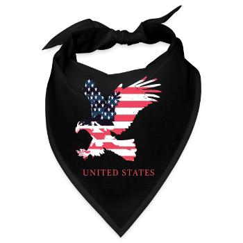 American Adler - Bandana - Schwarz - Vorne