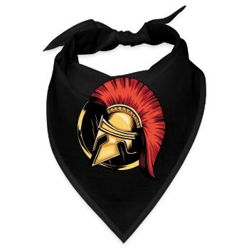 Molon Labe Sparta Helm Spartaner Spartacus - Bandana - Schwarz - Vorne