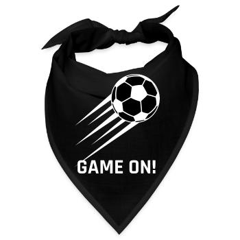 Fussball - Bandana - Schwarz - Vorne