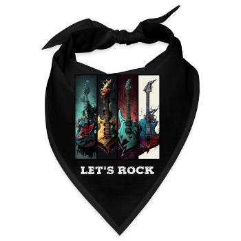 Rock lässt - Bandana - Schwarz - Vorne