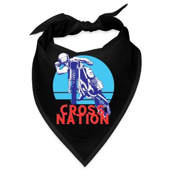 Cross Nation - Bandana - Schwarz - Vorne