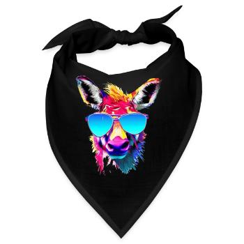 Animal cool - Bandana - Schwarz - Vorne