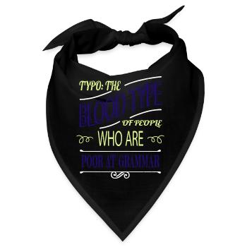 novel present blog birthday bmx happy awesome - Bandana - Schwarz - Vorne