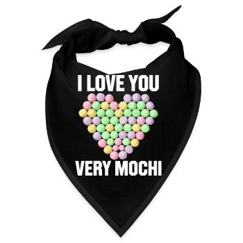 Mochi: Liebe zum Dessert - Bandana - Schwarz - Vorne
