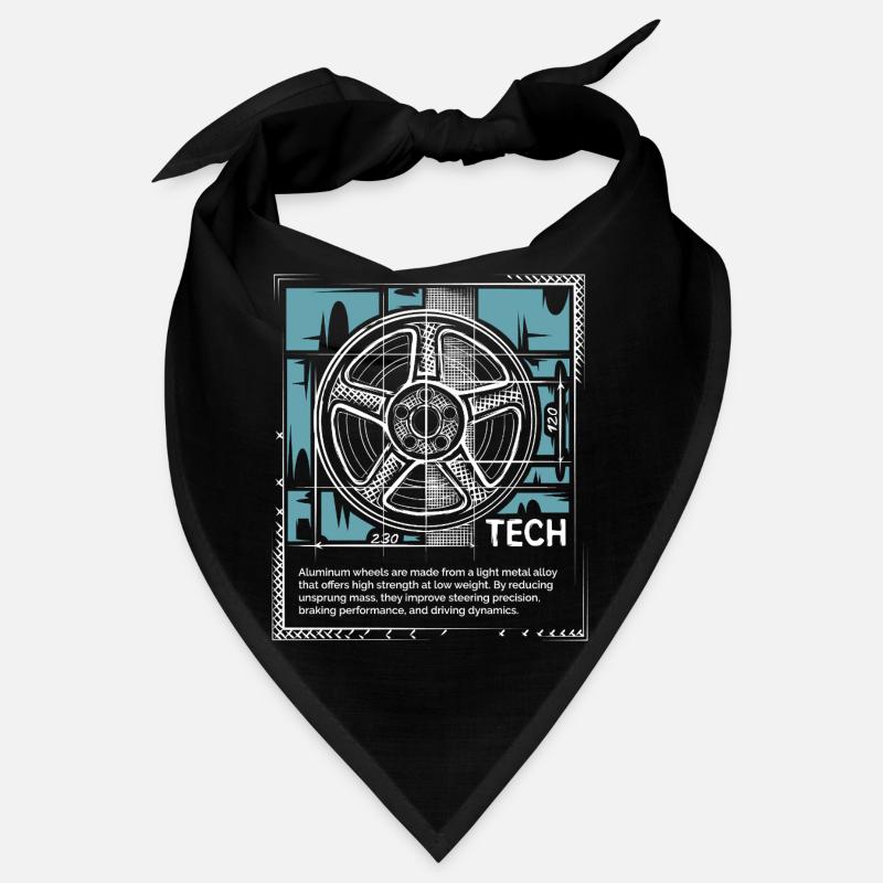 Rims Blueprint – Technology Sketch Wheel Bandana