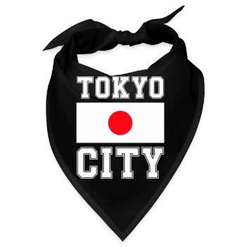 tokyo city japan - Bandana - Schwarz - Vorne