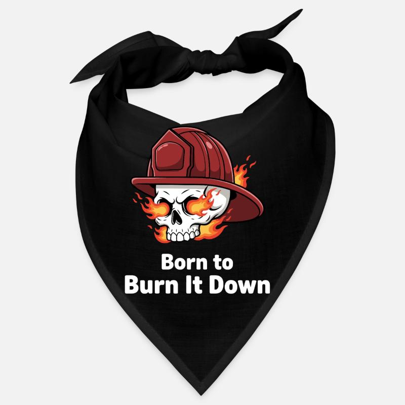 Born to Burn It Down Skull Bandana