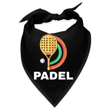 Ich kann kein Padel haben - Bandana - Schwarz - Vorne