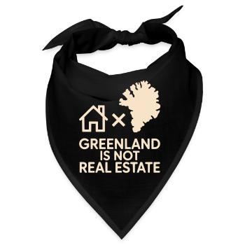 Grönland ist keine Immobilien-Arktis-Souveränität - Bandana - Schwarz - Vorne