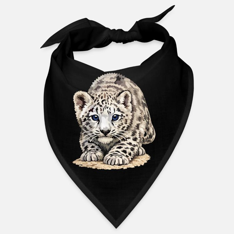Sia Schneeleopard Bandana