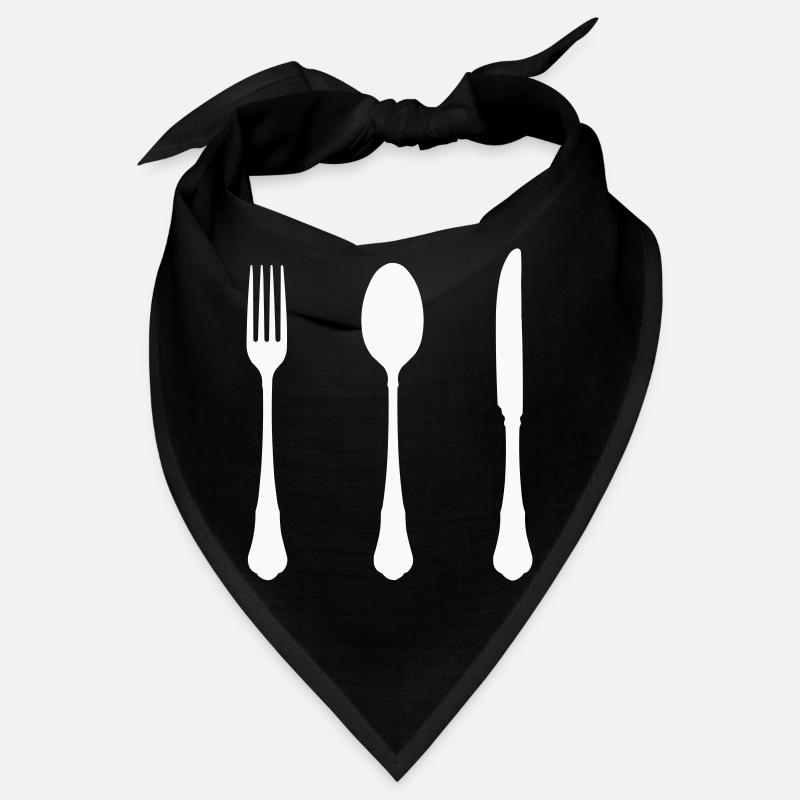 Conception de silhouettes de couverts Bandana