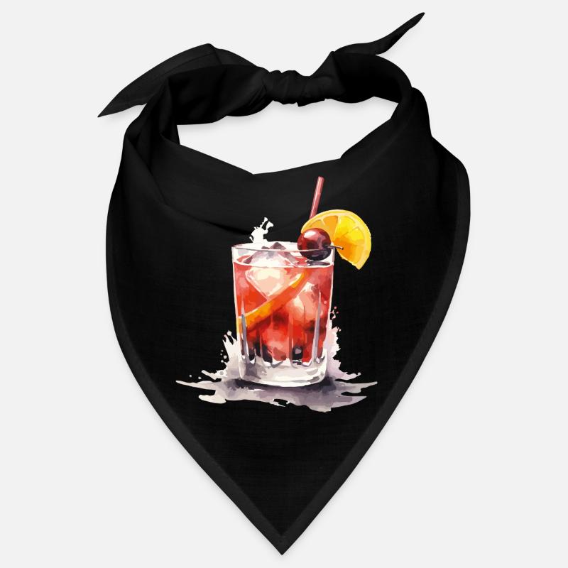 Wasserglas Aquarell Citrus Bandana