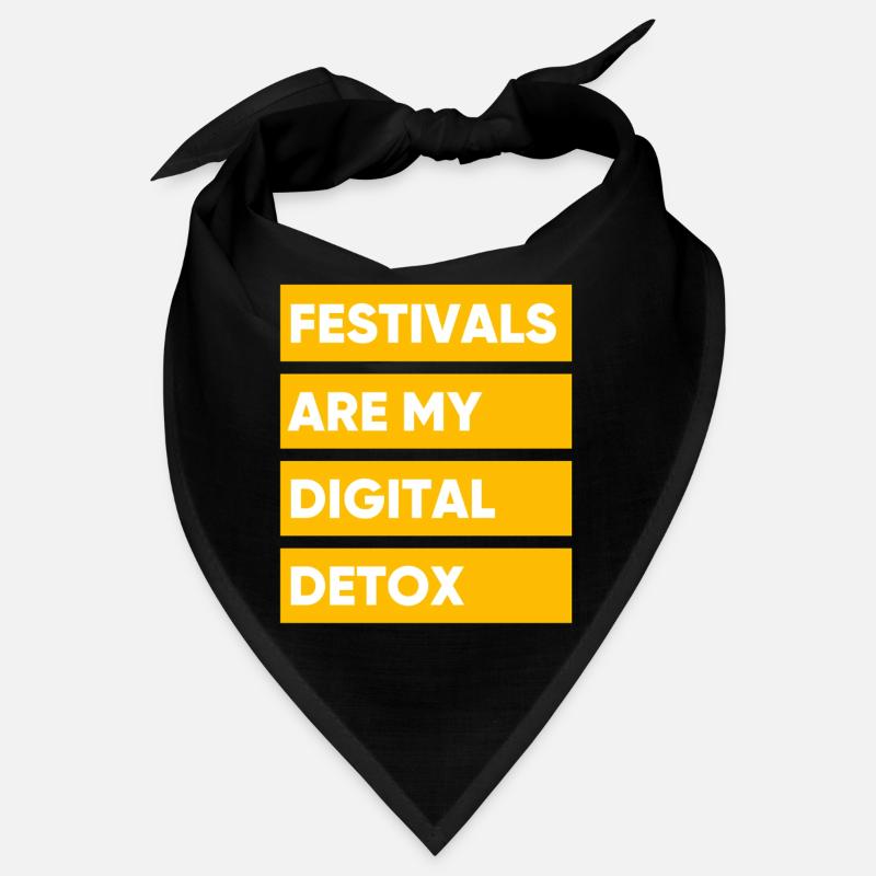 Festivals sind meine digitale Entgiftung Bandana