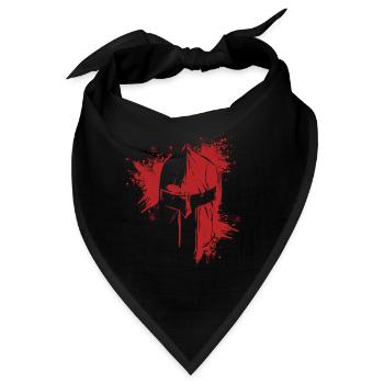 Kreuzritter Tempelritter Deus Vult Ritter Templer - Bandana - Schwarz - Vorne