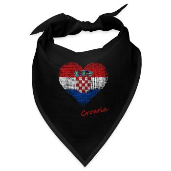 Croatia - Bandana - Schwarz - Vorne