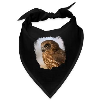 Kauz Design - Bandana - Schwarz - Vorne
