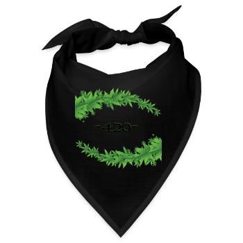 -420- - Bandana - Schwarz - Vorne