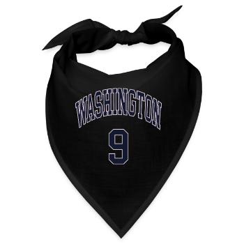 Washington 9 - Bandana - Schwarz - Vorne