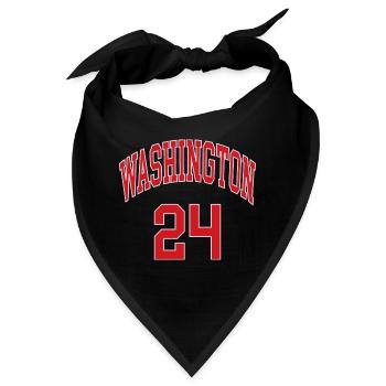 Washington 24 - Bandana - Schwarz - Vorne