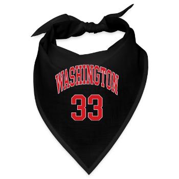 Washington 33 - Bandana - Schwarz - Vorne
