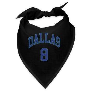 Dallas 8 - Bandana - Schwarz - Vorne
