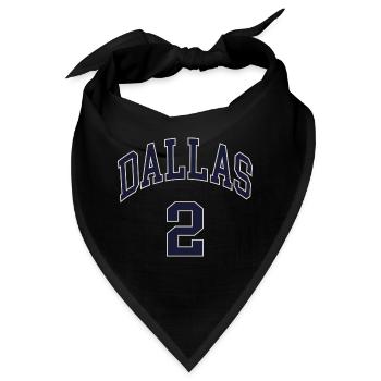Dallas 2 - Bandana - Schwarz - Vorne