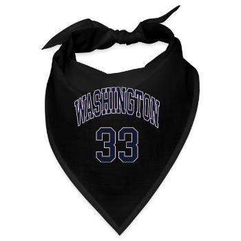 Washington 33 - Bandana - Schwarz - Vorne