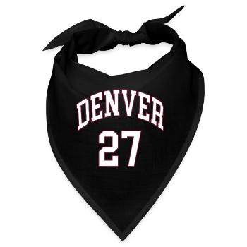 Denver 27 - Bandana - Schwarz - Vorne
