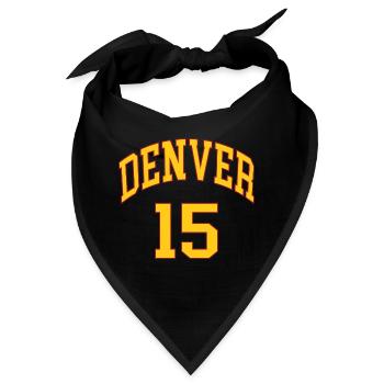 Denver 15 - Bandana - Schwarz - Vorne