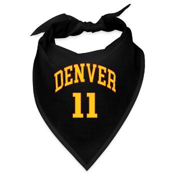 Denver 11 - Bandana - Schwarz - Vorne