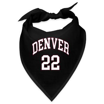 Denver 22 - Bandana - Schwarz - Vorne