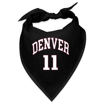 Denver 11 - Bandana - Schwarz - Vorne