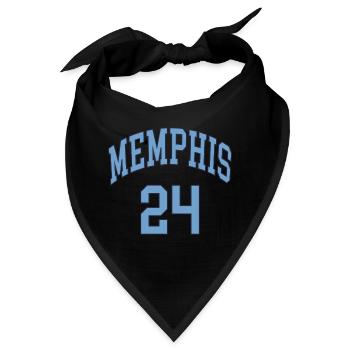 Memphis 24 - Bandana - Schwarz - Vorne