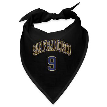 San Francisco 9 - Bandana - Schwarz - Vorne
