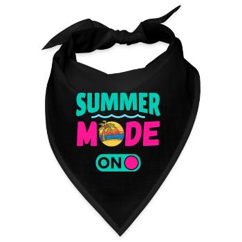 Sommermodus Ein - Bandana - Schwarz - Vorne